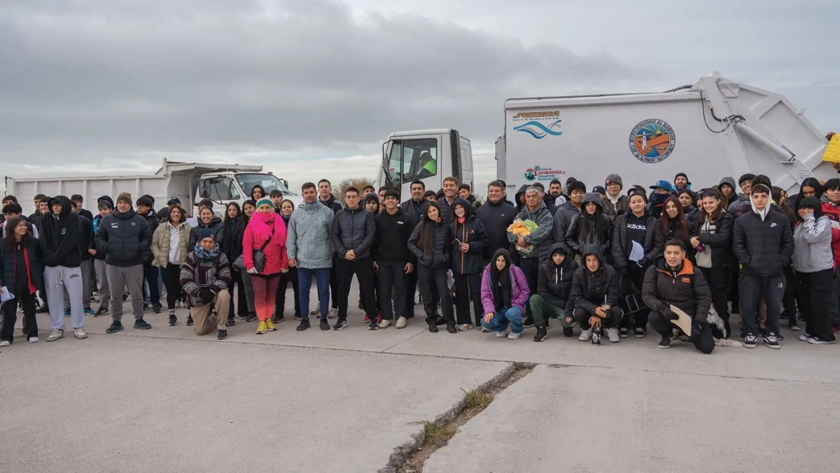 Rawson inicia el "Plogging Escolar" para fortalecer la conciencia ambiental