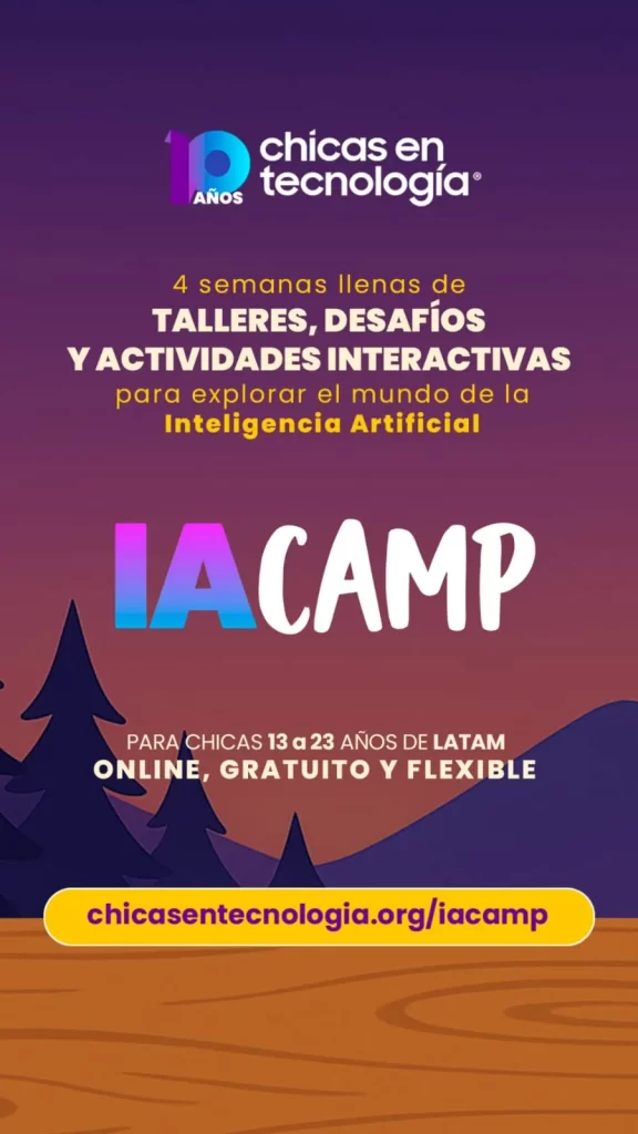 IA Camp capacitación gratuita en inteligencia artificial, chicas en tecnología IA Camp, inscripción campamento IA Rawson, curso de inteligencia artificial para mujeres, formación tecnológica con perspectiva de género, IA Camp Argentina 2025, chicas IA Camp América Latina, capacitación online en inteligencia artificial, Rawson invita a IA Camp, certificación IA Camp exploradora, jóvenes mujeres en tecnología, herramientas digitales para adolescentes, punto digital Rawson IA Camp, oportunidades en inteligencia artificial, aprendizaje de inteligencia artificial gratis