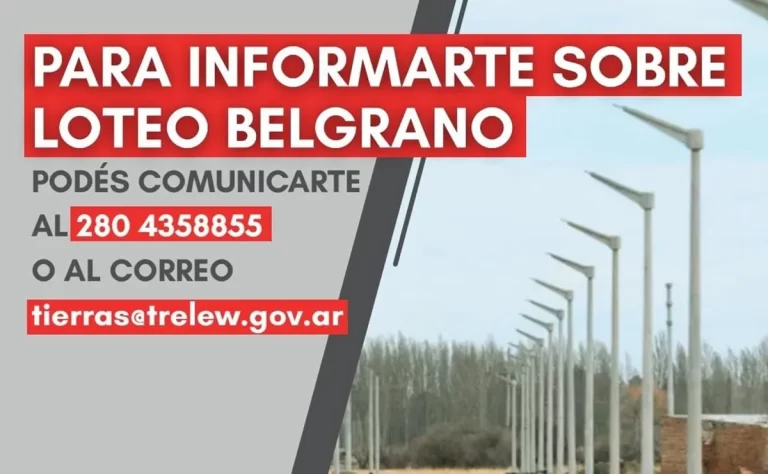 Reempadronamiento en Loteo Belgrano: último plazo para solicitar turno