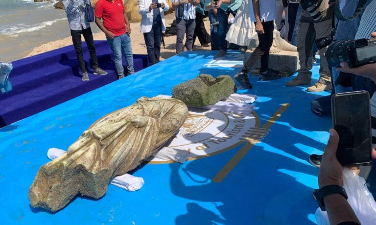 Egipto revela los restos de una ciudad sumergida