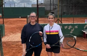 Paula Martínez y Jessica San Pedro, las protagonistas de la final de 4ta categoría.