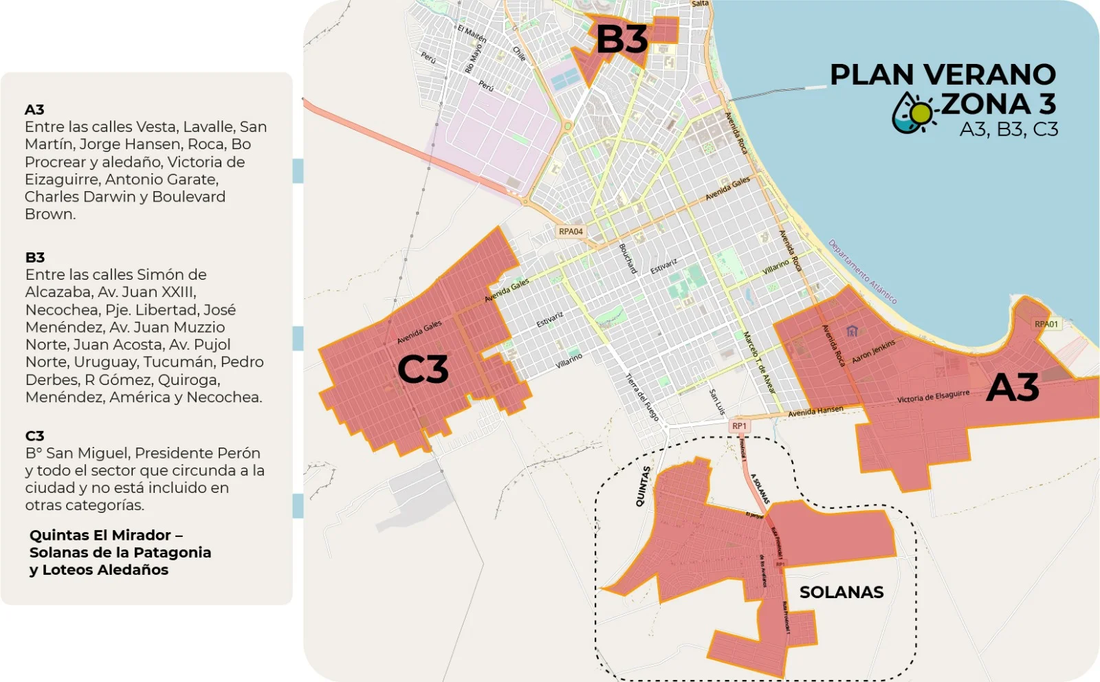 Puerto Madryn | la Zona 3 estará sin agua durante 24 horas - Radio 3 Cadena  Patagonia