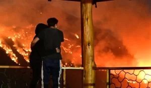 Incendio en El Hoyo
