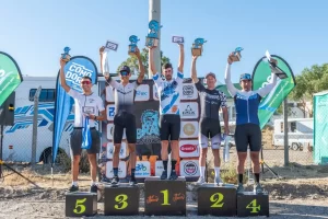 Benja, además de ganar su categoría, terminó tercero en la general de "La Brava Rural Bike".