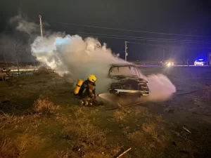 Foto: Bomberos Voluntarios Rawson (Facebook).
