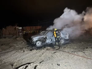Foto: Bomberos Voluntarios Rawson (Facebook).