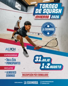Torneo de Invierno de Squash en La Escondida de Trelew