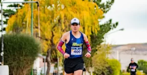 Martín en la Media Maratón del Día de la Patria 2026.